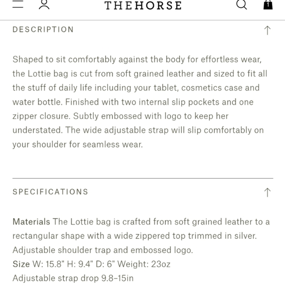 The Horse Lottie Bag in Black Leather - Picture 10 of 16